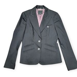 TED BAKER Wool Blend black blazer women size 3 8 M